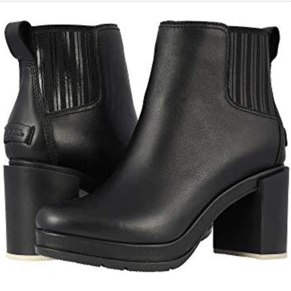 sorel margo chelsea boot black